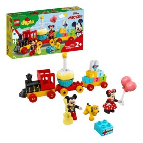 Jogo de Construção Duplo Mickey and Minnie Birthday Train Lego Tren de Cumpleaños de Mickey y Minnie Multicolor 22 Peças de L...