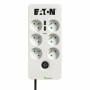 Extensão com 6 Tomadas com Interruptor Eaton PB6UF Branco (1,5 m) de Eaton, Réguas - Ref: S9142634, Preço: 53,36 €, Desconto: %