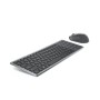 Tastiera e Mouse Dell 580-AIWM Nero Grigio Titanio Monocromatica QWERTY Qwerty US di Dell, Set tastiera e Mouse - Rif: S91439...