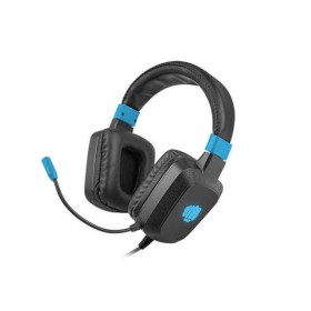 Casques avec Microphone Natec NFU-1584 Bleu Noir RGB de Natec, Écouteurs et accessoires - Réf : S9145423, Prix : 14,60 €, Rem...