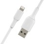 Cabo USB para Lightning Belkin CAA001BT0MWH Branco 15 cm (1 Unidade) de Belkin, Cabos Lightning - Ref: S9145600, Preço: 16,90...