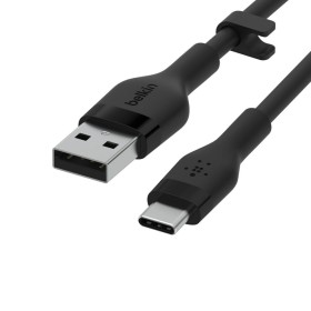 Câble USB-C vers USB Belkin BOOST↑CHARGE Flex Noir 3 m (1 Unité) de Belkin, Câbles USB - Réf : S9145607, Prix : 15,52 €, Remi...