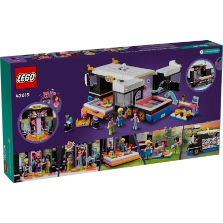 Juego de Construcción Lego Estrella del Pop Autobús de Gira Musical Multicolor 845 Piezas de Lego, Juegos de construcción - R...