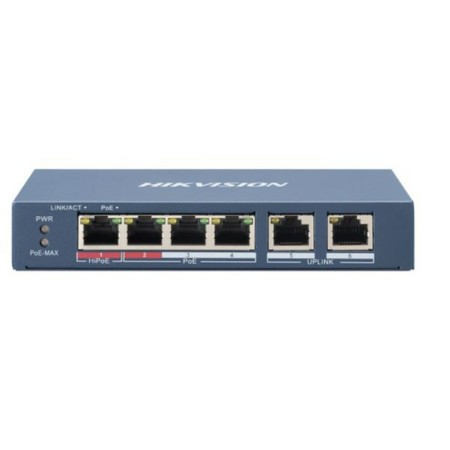 Desktop Switch Hikvision DS-3E0106HP-E | Tienda24 - Global Online Shop Tienda24.eu