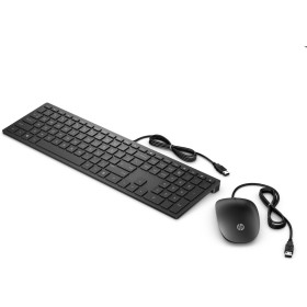 Clavier et souris sans fil NGS Espagnol Qwerty Noir/Argenté | Tienda24 - Global Online Shop Tienda24.eu