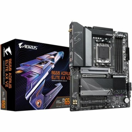 Motherboard Gigabyte B650 AORUS ELITE AX V2 Intel Wi-Fi 6 AMD B650 AMD AM5 by Gigabyte, Base plates - Ref: S9167003, Price: 2...