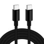 USB-C Cable Ibox IKUTCS1B Black 1 m 60 W by Ibox, USB Cables - Ref: S9188635, Price: 3,24 €, Discount: %