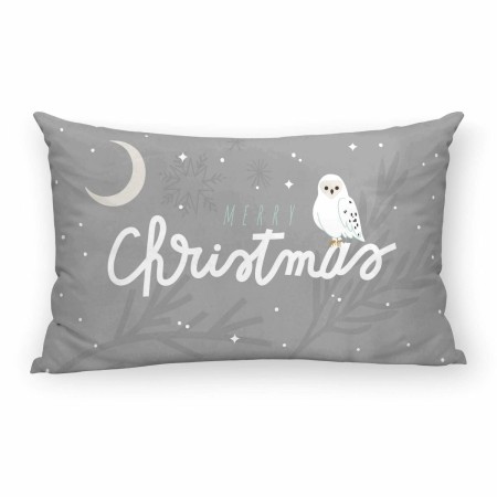 Fodera per cuscino Harry Potter Hogwarts Christmas Grigio Multicolore 30 x 50 cm di Harry Potter, Copricuscini e federe - Rif...