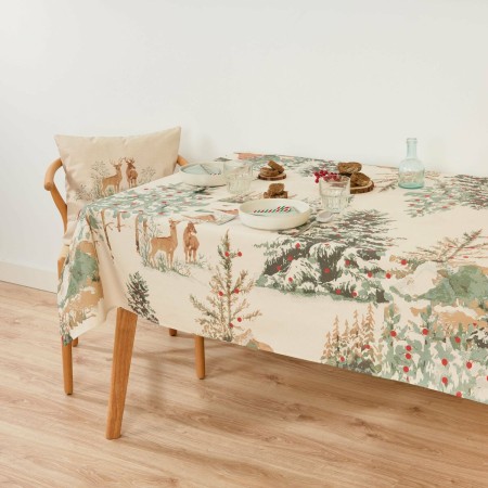 Fleckenabweisende Tischdecke Belum Christmas Deer 100 x 155 cm | Tienda24 - Global Online Shop Tienda24.eu