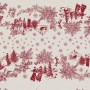 Fleckenabweisende geharzte Tischdecke Belum Christmas Toile Rot Leinen 100 x 150 cm | Tienda24 - Global Online Shop Tienda24.eu