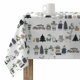 Fleckenabweisende geharzte Tischdecke Belum Christmas Toile Rot Leinen 100 x 150 cm | Tienda24 - Global Online Shop Tienda24.eu