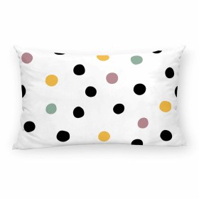 Fodera per cuscino Decolores Cuzco Bianco Multicolore 30 x 50 cm Pois di Decolores, Copricuscini e federe - Rif: S9809461, Pr...