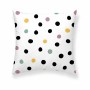 Fodera per cuscino Decolores Cuzco Bianco Multicolore 50 x 50 cm Pois di Decolores, Copricuscini e federe - Rif: S9809462, Pr...