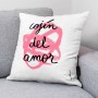 Housse de coussin Decolores Amor Multicouleur 50 x 50 cm Coton Espagnol de Decolores, Housses de coussin - Réf : S9813642, Pr...