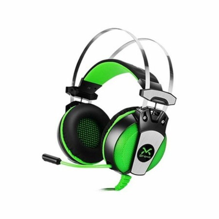 Casques avec Micro Gaming Droxio HADLOK USB Noir Noir/Vert de Droxio, Écouteurs avec microphones - Réf : S9900042, Prix : 26,...