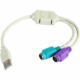 USB Adaptor 3GO C101 Grey MINI-Din (PS/2) by 3GO, USB Cables - Ref: S9900047, Price: 4,49 €, Discount: %