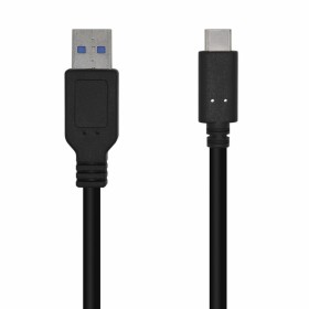 Cable USB A a USB-C Aisens A107-0449 Negro 50 cm (1 unidad) de Aisens, Cables USB - Ref: S9900873, Precio: 3,69 €, Descuento: %