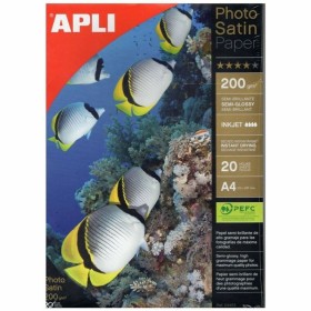 Glänzendes Photopapier Apli 04453 A4 20 Blatt (20 Stück) von Apli, Druckpapier - Ref: S9901300, Preis: 11,30 €, Rabatt: %