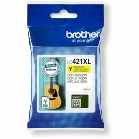 Cartouche d'encre originale Brother LC-421XLY Jaune de Brother, Toners et encre pour imprimante - Réf : S9902222, Prix : 19,4...