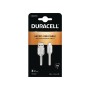 Câble USB DURACELL USB5013W 1 m Blanc (1 Unité) de DURACELL, Câbles USB - Réf : S9903078, Prix : 3,53 €, Remise : %