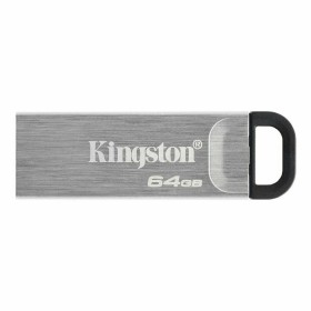 Clé USB Kingston DTKN/64GB Noir Argenté 64 GB de Kingston, Clés USB - Réf : S9904270, Prix : 9,43 €, Remise : %