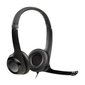 Headphones with Microphone Logitech 981-000406 Black by Logitech, Headphones and accessories - Ref: S9904590, Price: 32,94 €,...