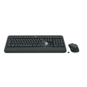 Keyboard and Wireless Mouse Logitech 920-008680 Black Black/White Spanish Spanish Qwerty QWERTY by Logitech, Keyboard & Mouse...