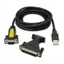 Adaptador USB a RS232 NANOCABLE 10.03.0002 1,8 m Negro 1,8 m de NANOCABLE, Cables USB - Ref: S9904860, Precio: 10,51 €, Descu...