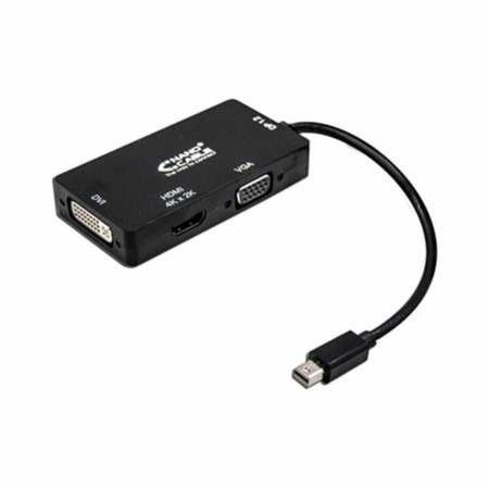 Adattatore Mini DisplayPort con VGA/DVI/HDMI 3 en 1 NANOCABLE 10.16.3302-BK | Tienda24 - Global Online Shop Tienda24.eu