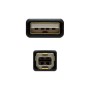 Cabo USB 2.0 A para USB B NANOCABLE 10.01.1205 Preto 5 m de NANOCABLE, Cabos USB - Ref: S9904911, Preço: 5,36 €, Desconto: %