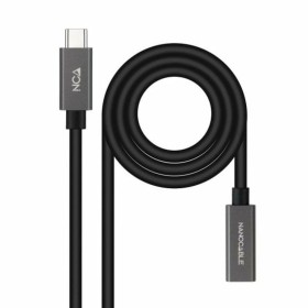 Cable Alargador USB-C NANOCABLE 10.01.4401-L150 Negro 1,5 m (1 unidad) de NANOCABLE, Cables USB - Ref: S9904945, Precio: 7,96...