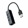 Hub USB NANOCABLE 10.16.4404 Negro (1 unidad) de NANOCABLE, Hubs USB - Ref: S9905279, Precio: 5,94 €, Descuento: %