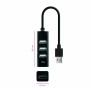 Hub USB NANOCABLE 10.16.4404 Negro (1 unidad) de NANOCABLE, Hubs USB - Ref: S9905279, Precio: 5,94 €, Descuento: %