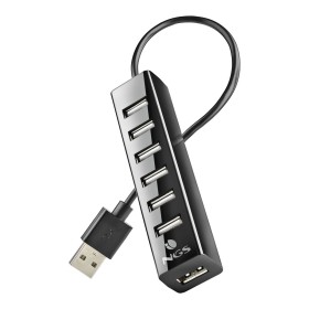 Hub USB NGS IHUB7 TINY Noir de NGS, Hubs USB - Réf : S9905370, Prix : 18,02 €, Remise : %