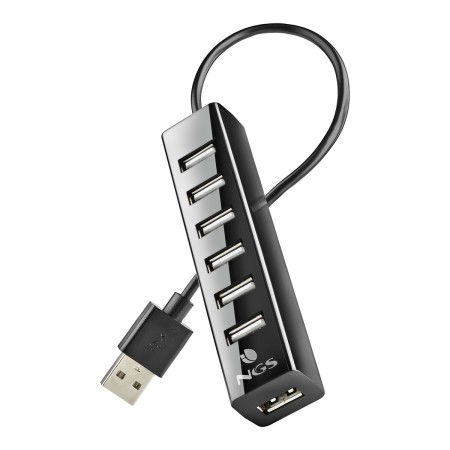 USB Hub NGS IHUB7 TINY Black by NGS, USB hubs - Ref: S9905370, Price: 18,02 €, Discount: %