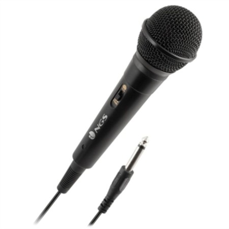 Karaoke Microphone NGS ELEC-MIC-0001 Black (6.3 mm) | Tienda24 - Global Online Shop Tienda24.eu