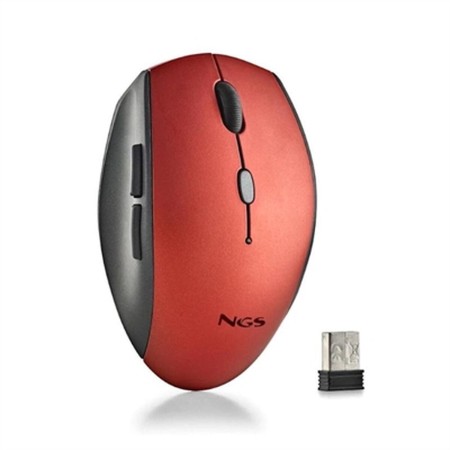 Mouse senza Fili NGS BEERED Rosso | Tienda24 - Global Online Shop Tienda24.eu