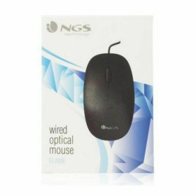 Optical mouse NGS NGS-MOUSE-0906 1000 dpi Black by NGS, Mice - Ref: S9905390, Price: 4,28 €, Discount: %