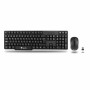 clavier et souris NGS NGS-KEYBOARD-0358 Noir QWERTY Qwerty US Sans fil de NGS, Ensembles Clavier et Souris - Réf : S9905419, ...