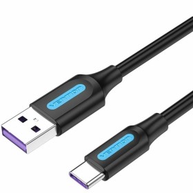 USB A to USB-C Cable Vention CORBH Black 2 m by Vention, USB Cables - Ref: S9908480, Price: 3,64 €, Discount: %