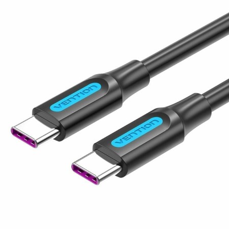 Cable USB-C a USB-C Vention COTBG Negro 1,5 m | Tienda24 - Global Online Shop Tienda24.eu