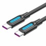 USB-C zu USB-C-Kabel Vention COTBG Schwarz 1,5 m | Tienda24 - Global Online Shop Tienda24.eu