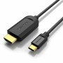 Cable HDMI Vention CGUBH 2 m Negro Dorado de Vention, Cables HDMI - Ref: S9908622, Precio: 10,21 €, Descuento: %