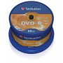 DVD-R Verbatim DVD-R Matt Silver 16x Silberfarben (50 Stück) von Verbatim, Toner und Druckertinte - Ref: S9908991, Preis: 36,...