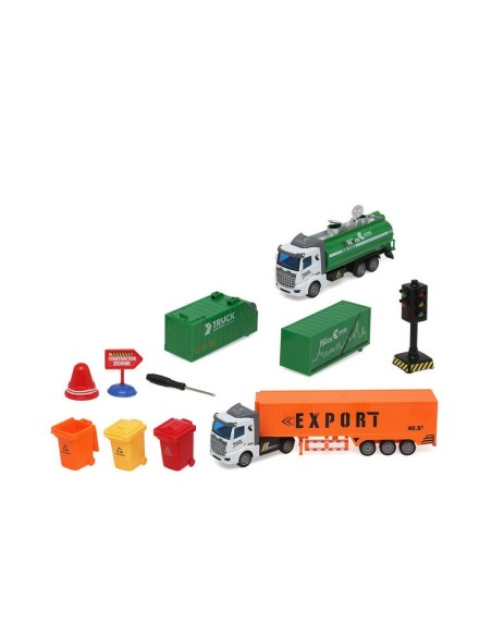 Spielset Fahrzeuge Sanitation 54 x 34 cm | Tienda24 Tienda24.eu