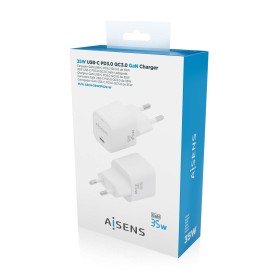 Chargeur mural Aisens ASCH-35W1P022-W Blanc 35 W (1 Unité) de Aisens, Chargeurs - Réf : S9910645, Prix : 11,69 €, Remise : %