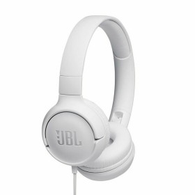 Auricolari Bluetooth con Microfono JBL Tune 500 Bianco di JBL, Cuffie e accessori - Rif: S9911075, Prezzo: 27,88 €, Sconto: %