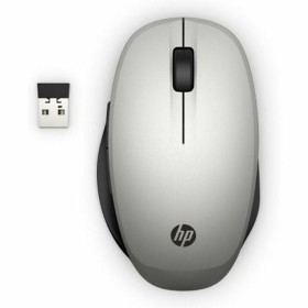 Mouse senza Fili HP 6CR72AA Argentato di HP, Mouse - Rif: S9911745, Prezzo: 30,18 €, Sconto: %