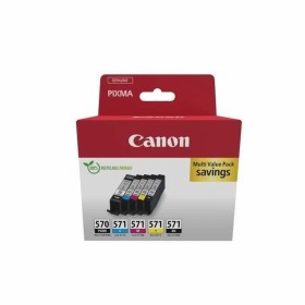 Cartouche d'encre originale Canon 0372C006 Multicouleur (5 Unités) de Canon, Toners et encre pour imprimante - Réf : S9912489...