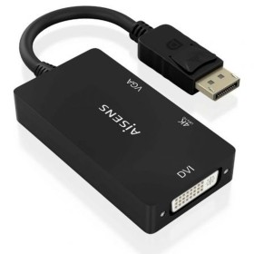 Cabo DisplayPort Aisens A125-0861 Preto 15 cm de Aisens, Cabos DisplayPort - Ref: S9912615, Preço: 16,25 €, Desconto: %